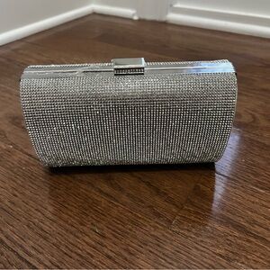 Silver Rhinestone Evening Clutch Purse – NWT ($99.50 Retail)